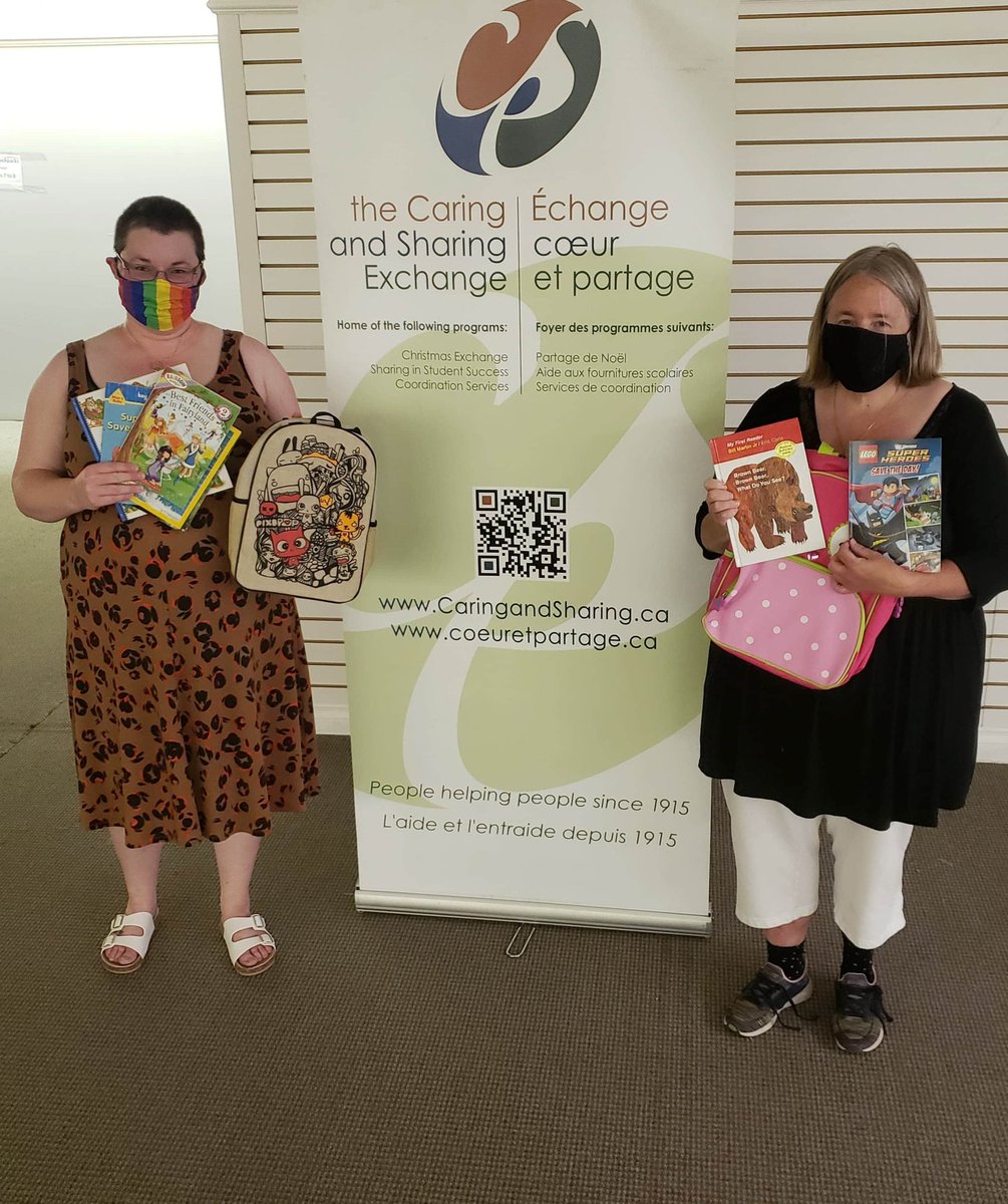 CS_Exchange's tweet photo. @FreeBooksOttawa (Twice Upon A Time) in Ottawa has generously donated 500 children's books for us to include in the backpacks for our kindergarten clients! #SISS 

Such a special addition to be able to include to brighten a child's day and get them excited to learn! Thank you! https://t.co/a6uAstsJpP