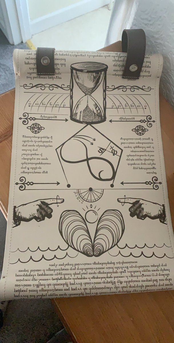 RagingWolf_'s tweet photo. My DnD pals are the best. We get gifts quiet often for each other and this was a highlight. @CriticalRole #spellscroll #dnd #dungeonsanddragons https://t.co/P2esAoF2ir