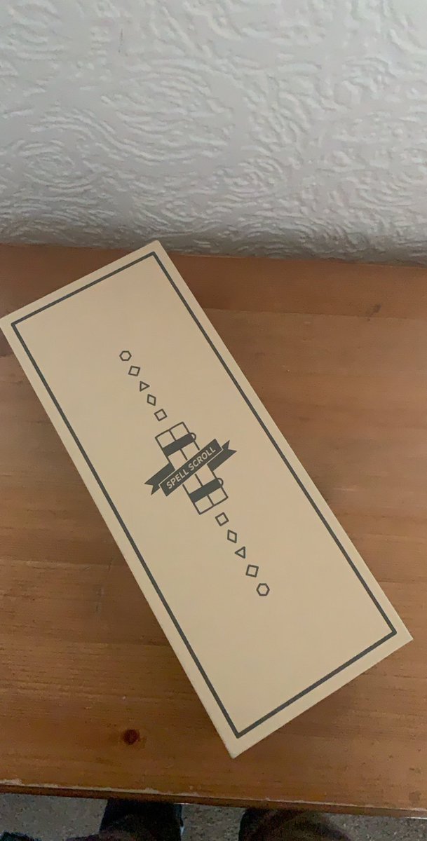 RagingWolf_'s tweet photo. My DnD pals are the best. We get gifts quiet often for each other and this was a highlight. @CriticalRole #spellscroll #dnd #dungeonsanddragons https://t.co/P2esAoF2ir