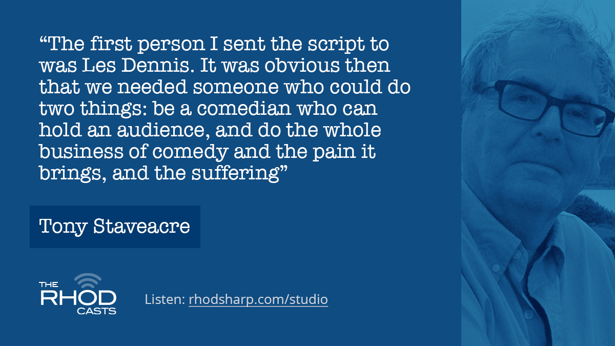 Rhod_Sharp's tweet photo. Why @LesDennis was perfect to play legendary Liverpool comedian Jackie Hamilton in Tony Staveacre’s one-man show. All is revealed in episode two of the RHODcasts.  

Listen: https://t.co/X4BhBeGMY8 https://t.co/symC4BApGR
