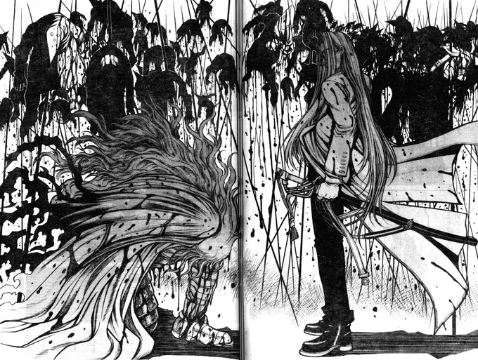 พูดถึงนักวาดชายที่วาดฉากโรแมนติกได้โดนใจนี่ ขอหยิบฉากนี้ ต่อให้ทั้งโลกจะบอกว่าไม่ใช่ แต่ชั้นว่ามันโรแมนติกจะตายยยย???
อัลคาร์ดที่กลับมาในร่างวลาร์ดจอมเสียบ
"ยินดีต้อนรับกลับ ท่านเคานท์"
"ข้ากลับมาแล้ว ท่านเคานท์"
ความสัมพันธ์นายบ่าวที่โคตรให้เกียรติกันเลย 