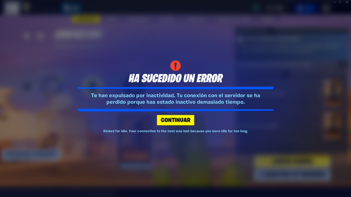 X3R07YP3's tweet photo. @Fortnite_ES porque nos esta echando de las partidas de stw diciendo que estamos inactivos siendo mentira https://t.co/WlTCCvcaxj