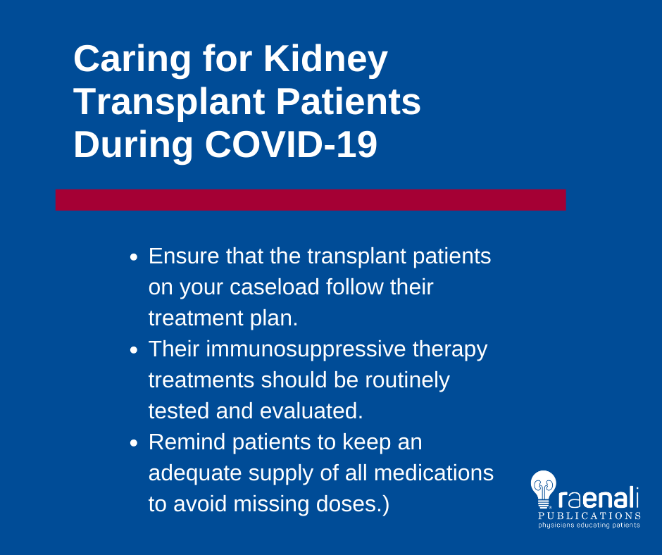 RaenaliPub's tweet photo. #Kidneytransplant pts are a vulnerable population during COVID-19. So much about the virus, CKD, transplant &amp; treatment options are rapidly updating. Stay vigilant as a transplant physician, help properly support pts . #patient #treatment #physician https://t.co/fI5d3wQ9Ye https://t.co/kJnZctOPNh