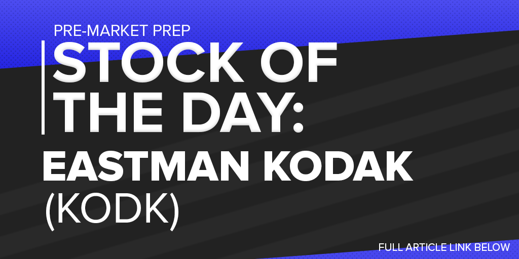 KODK sees its biggest jump ever and is today's Stock of the Day

Full article link below:

benzinga.com/trading-ideas/…