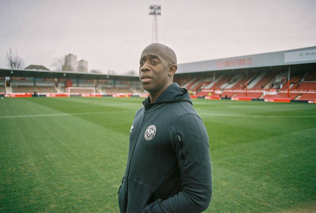 This is Bob Oteng, Kitman the The Bees for nearly 10 years now. He’s got a cult following at Brentford, and even though we’re sure he’ll be happy moving to more modern facilities, there’s no chance it won’t be emotional tonight.