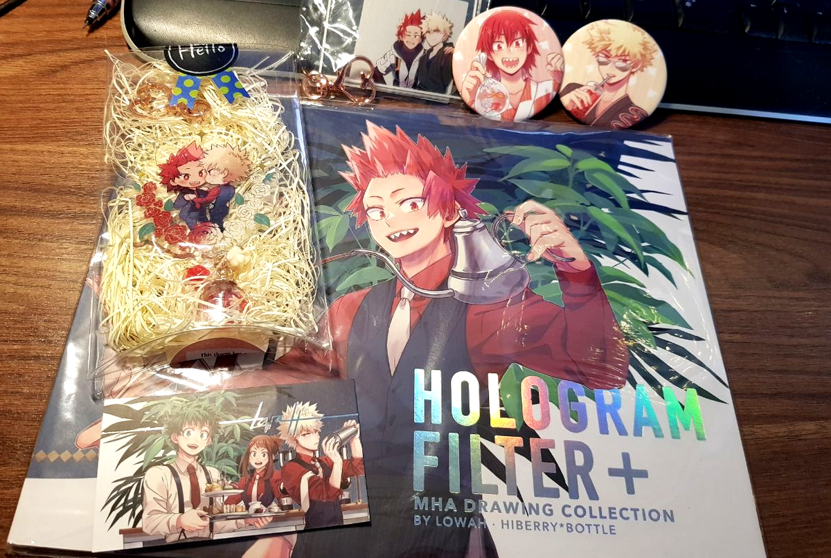 And this beautiful book with illustrations from <a href="/hiberrybottle/">LOWAH✨Hiberry*bottle</a>/<a href="/Lowarghh/">LOWAH | 로와</a> ♥♥

Kaji and I waited SO long to buy this and we are so happy with it!! Thank you so much Lowah! It was worth the time we wait and it has such a good quality, wow!! You really feel the love lowah put in ♥