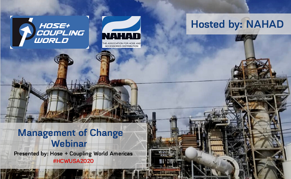 HoseCouplingW's tweet photo. What is Management of Change #MOC? Evaluating &amp; controlling changes to facility #design, #operations, or activities to mediate hazards and risk. Register now this webinar hosted by @NAHADmembers! https://t.co/b7C4HnDU8N #riskmanagement https://t.co/KyW5qrwZcj