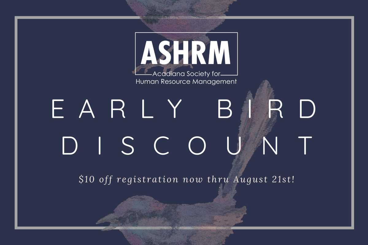AcadianaSHRM's tweet photo. TODAY IS THE DAY! Registration is now open! Join us for our first ever Virtual Annual Conference on 9/23 &amp; 9/24 from 8:30am-12:30pm! #ashrmgoesvirtual #2020conference 
Register Now!
https://t.co/DiWX7lqi04 https://t.co/cnOlRWnZev