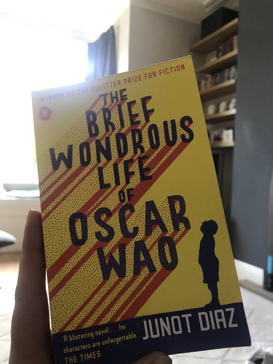 Book 28: The wondrous life of Oscar Wao - Junot Diaz Book club read. If we’re looking for positives...I made it to the end before I threw it in the charity shop box.