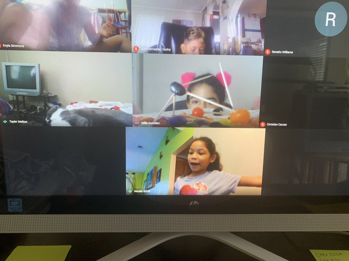 tabby_79's tweet photo. The last two days of @21stCCLCPBC Virtual Summer Program for our @COTaylor_PBC 3rd graders. We had a jellybean building challenge and we made cloud dough. #virtualearning #virtualsummer #wehadfun https://t.co/72LdPQIAxG