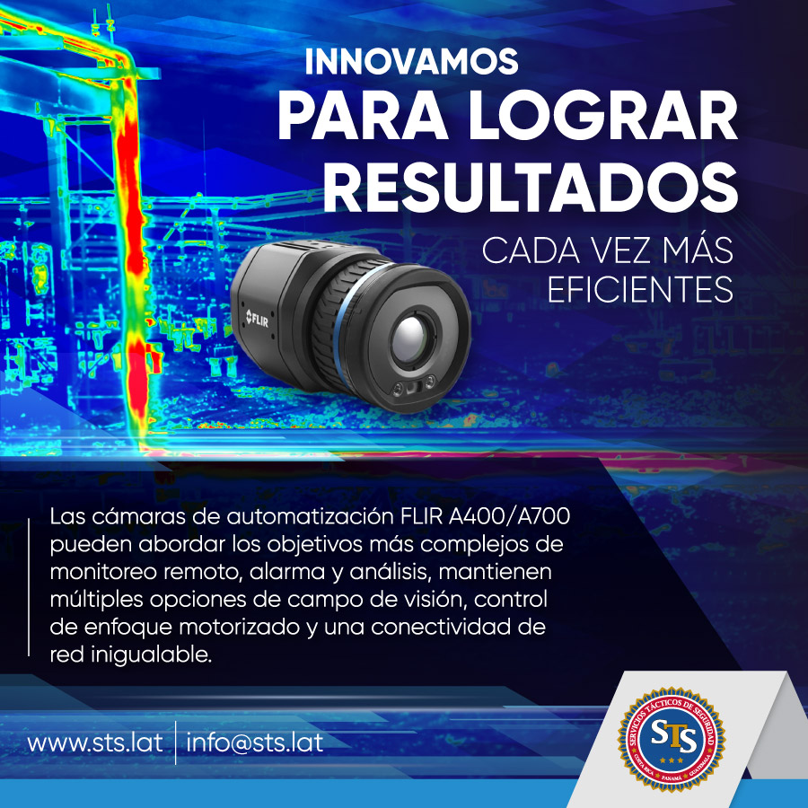 stslatam's tweet photo. Asegure mediciones más rápidas, precisas e inteligentes con las #cámaras #FLIR A400/A700, sus aliadas monitoreando la seguridad de su empresa. 

Más información en nuestro sitio web: https://t.co/yHfrrn0z7U

#seguridad #SERTACSE #STSLatam https://t.co/zwZ4VDi22U