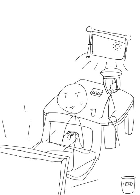 私の描いてみたい絵
それっぽい私服のレオスとそれっぽい私服のセストがマキオンをしている構図 