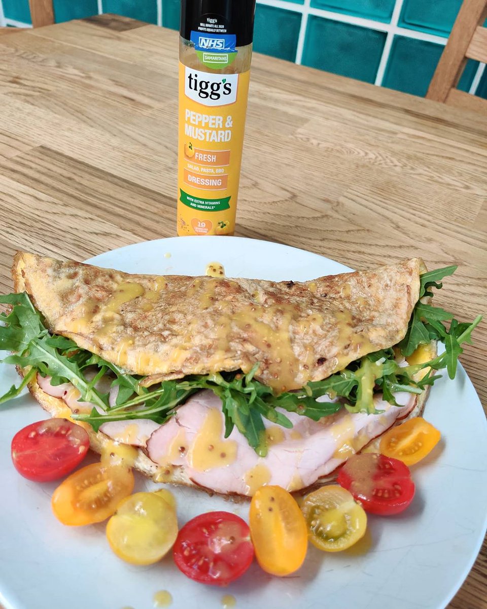 Omelette you into a little secret.

Tigg's Subtle Pepper &amp; Mustard is only 19 calories per 15ml serving. It's a great alternative for our sauce lovers, and it's perfect drizzled over a ham and cheese omelette!

Thanks for the photo SW Fen!

#tiggitup