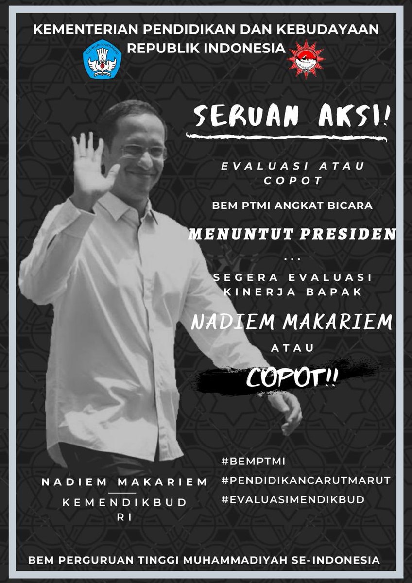 vandyarahap's tweet photo. Seperti apa wajah pendidikan sekarang ?
Silahkan bertanya pada guru, adik, orangtua yg merasakan bagaimana amatirnya mengelola pola Pendidikan di negri ini
#BEMPTMI
#PENDIDKANCARUTMARUT
#EVALUASIMENDIKBUD https://t.co/CftPJfe9xu