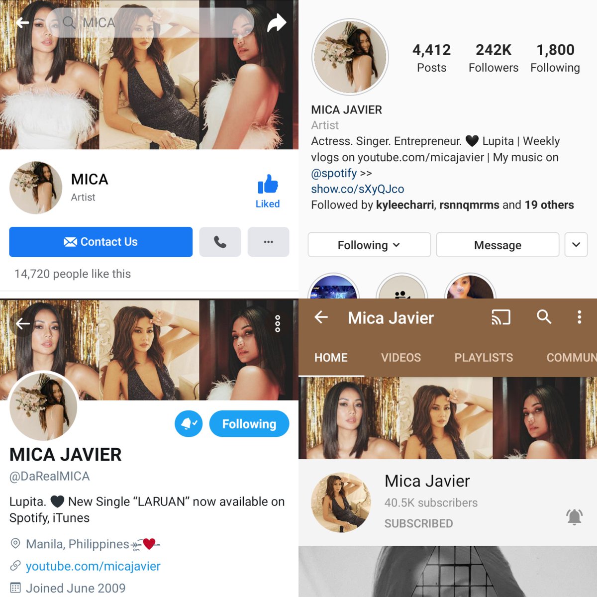 RaydenWilliams's tweet photo. Hey guys. Y'all go follow Mica Javier on social media and send her lots of b-day wishes, prayers, positive vibes &amp; support on her music journey while wishing her a happy birthday. P.S. be on the lookout for her new… https://t.co/4mtjaPn6Br #HappyBirthdayMica @DaRealMICA https://t.co/pNXAdOhgLe