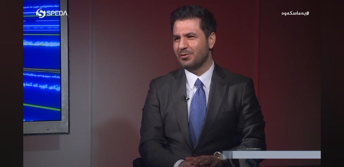 karwansalah's tweet photo. It was my pleasure to be on air at #Speda #TV to talk about the struggles in front of the local productions. #support_local_productions #xomali #KRG https://t.co/MwUIanrAfF