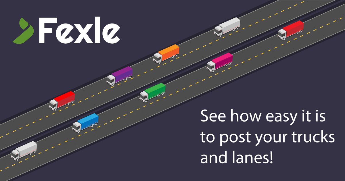 gofexle's tweet photo. Do you have #trucks and #lanes to book and be filled? Fexle's load matching service is the best place to do so. Our system is modern, easy to use, and can be accessed anywhere! How easy is it? Check out this video to see: https://t.co/kPAu12jNxo https://t.co/6HsON2jFa9