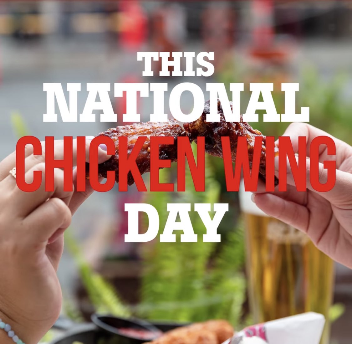 StLouisDixon's tweet photo. Join us on the patio today! Happy National Chicken Wing Day! #nationalchickenwingday #Etobicoke https://t.co/m53T32EeRW