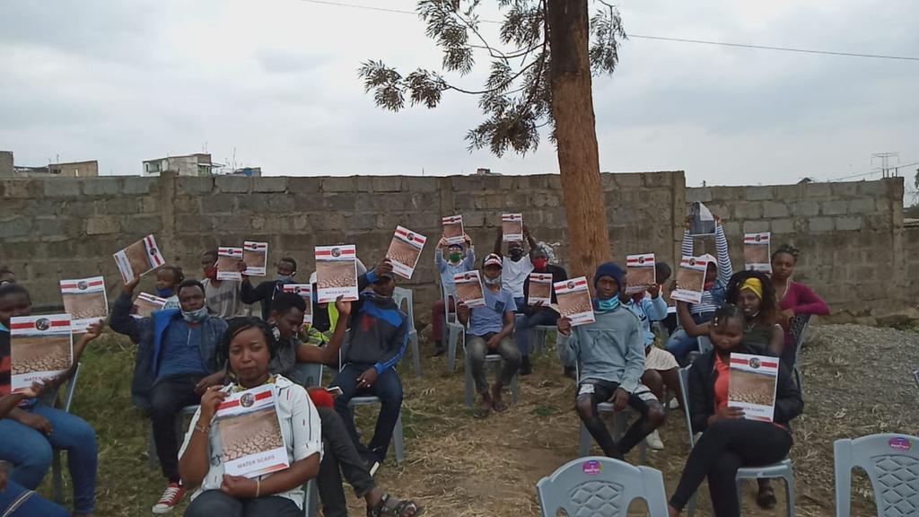PeshanneKariuki's tweet photo. Today @KayoleCJC launched water report dubbed WATER SCARS, and from the discussion you could tell citizen are angry. #PamojaTuangamizeCorona
@KasinaMaryanne 
@Halimabakari13 
@Ruthogola97Ruth 
@UhaiWetu https://t.co/WjEL2croVc