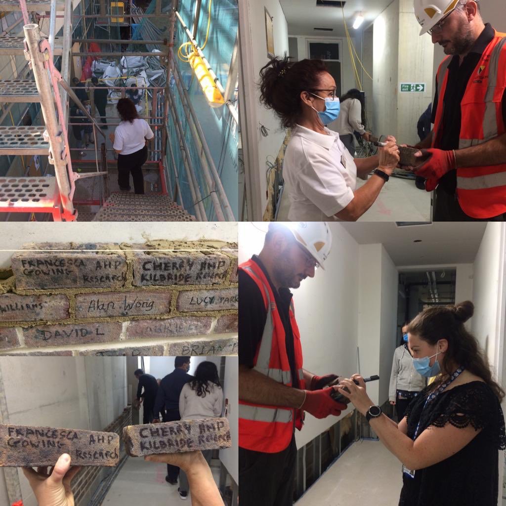 RFTherapyServices (@rftherapyteam) on Twitter photo #AHPresearch laying the bricks for the new Pears Building at the <a href="/RoyalFreeNHS/">Royal Free London</a> <a href="/RoyalFreeChty/">Royal Free Charity</a> thank you for the opportunity for us to highlight the role of AHP research #AHPresearch laying the bricks for the new Pears Building at the <a href="/RoyalFreeNHS/">Royal Free London</a> <a href="/RoyalFreeChty/">Royal Free Charity</a> thank you for the opportunity for us to highlight the role of AHP research