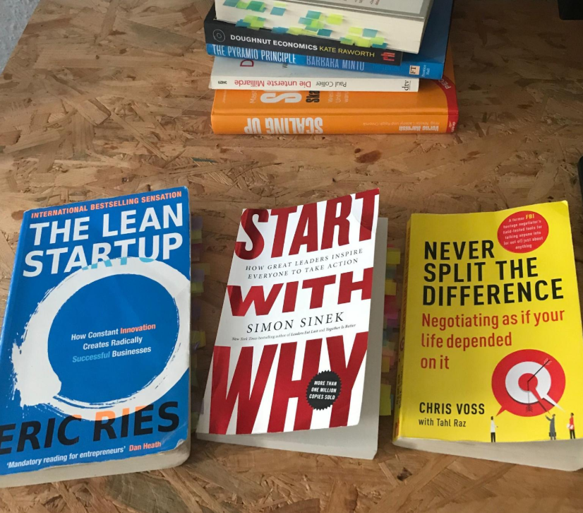 m_buggenhagen's tweet image. Happy to share some learnings. My Top 3 Books of Q1/20:

#3: The Lean Startup (Eric Ries) - Build-Measure-Learn.

#2: Start With Why (Simon Sinek) - Can you tell me what your Why is?

#1: Never Split the Difference (Chris Voss) - Everyday you negotiate

#books #learnings #reading