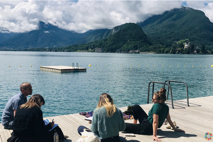 Galacticafound's tweet photo. GRATITUDE to all participants #GalacticSummit #Talloires + online: wonderful Galaxy + 50 people from France, USA, Brazil, Norway, Scotland & Italy working in research, exploration, education, transformation in service & responsibility for a #greaterfuture #planet #cosmos 🌎🌈🚀 https://t.co/9QZqCBGHUX
