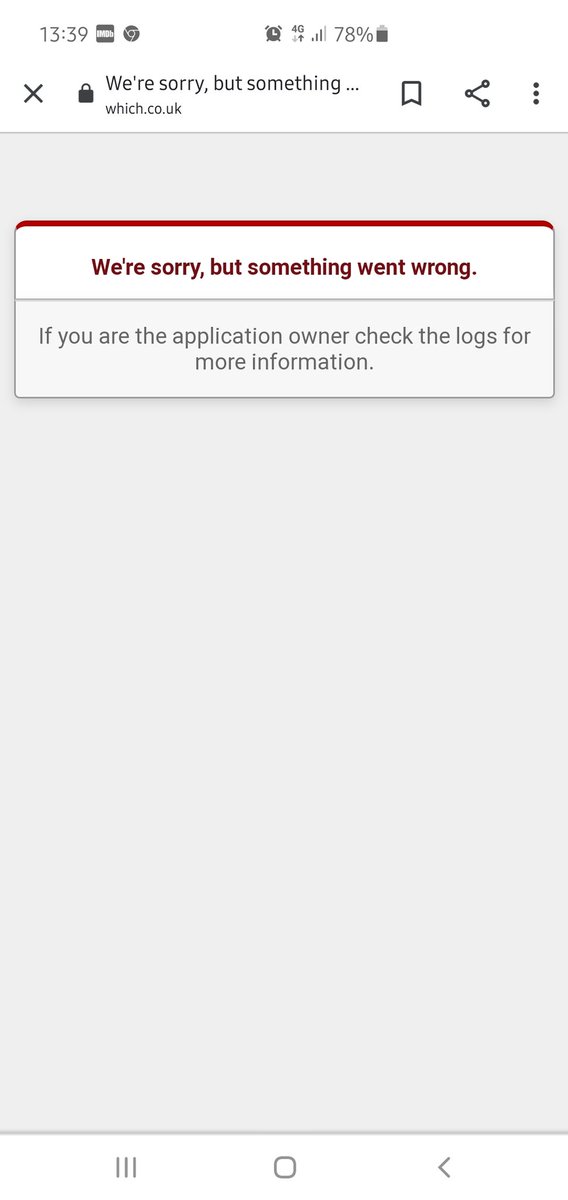 sorch's tweet photo. @WhichUK is your website down? Keep trying to access reviews but get an error message. Not sure if its me being a dafty but if you could check I'd appreciate it! 🤗 https://t.co/IUrIpl2aDO