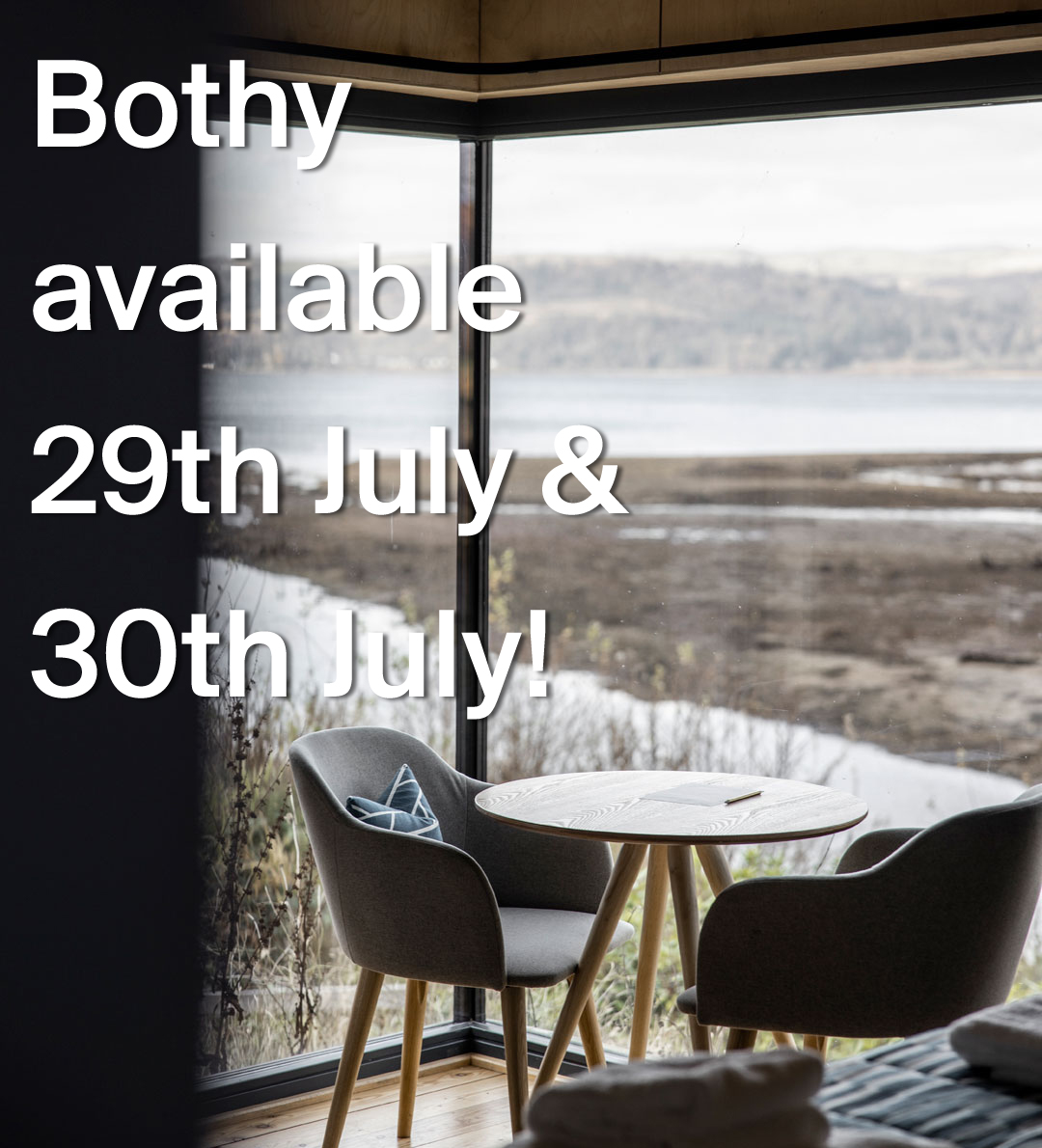 LAST MINUTE CANCELLATION! That's tonight and tomorrow night. Available to book online or give us a call. 01369860537