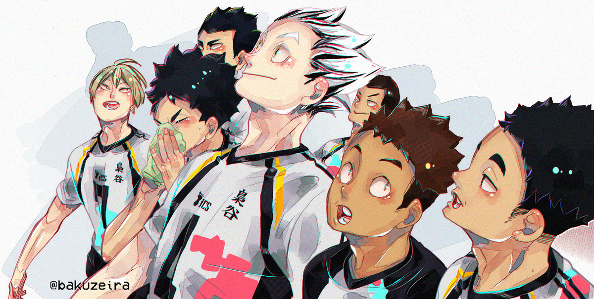 bakuzeira's tweet photo. the owls - fukurodani https://t.co/akE8TPxoUx