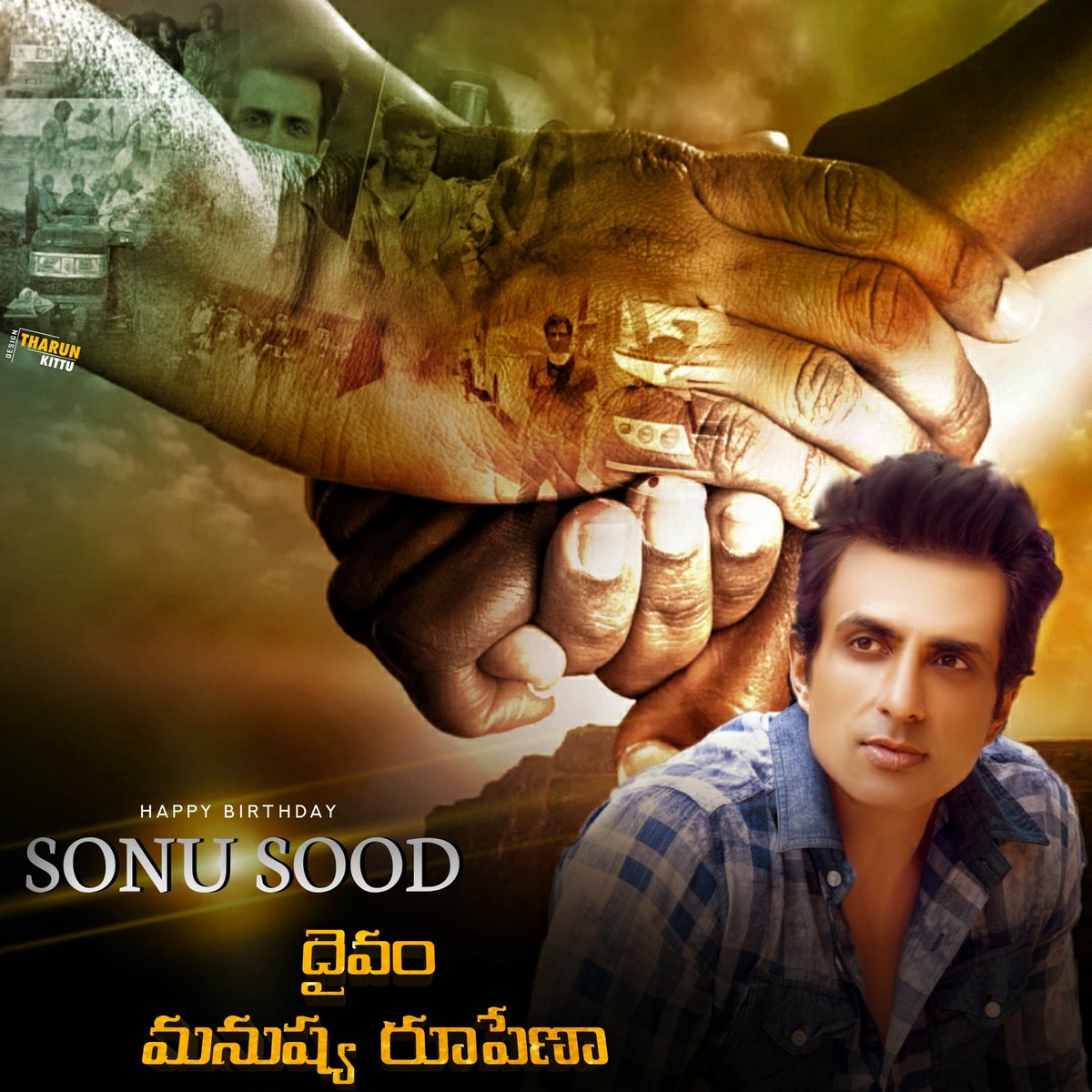 TrendPSPK1234's tweet photo. A Man With Golden ♥ #HBDRealHeroSonuSood
Movies Lo NE Villan Kani Nijaniki Miru MA Hero A Very Happy Birthday To You @SonuSood AnnaYA From @PawanKalyan Fans Love you Anna 🤩🤩 https://t.co/MeAqJTxJ6B