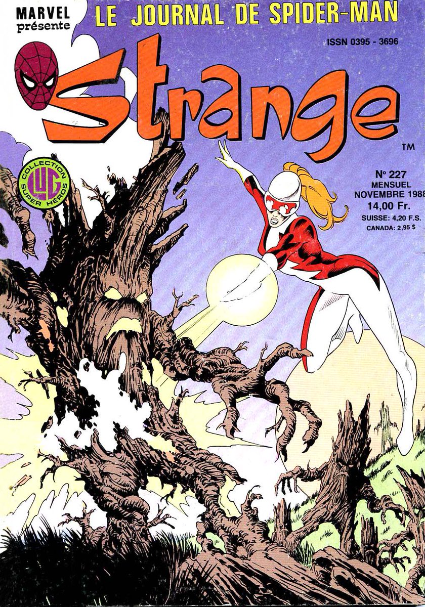 rossi_tg's tweet photo. I got to know Alpha Flight via the French translations from Editorial Lug... they were quite nice, and made with obvious love❤ I knew them as "La Division Alpha". The French covers of Strange magazine were gorgeous.. in particular the painted ones. #StrangeLug #DivisionAlpha https://t.co/KEdxIqSO4m