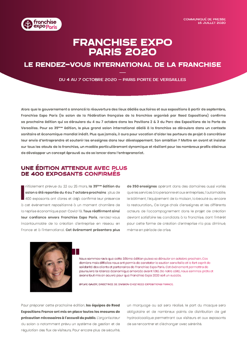 Franchise Expo Paris tweet media