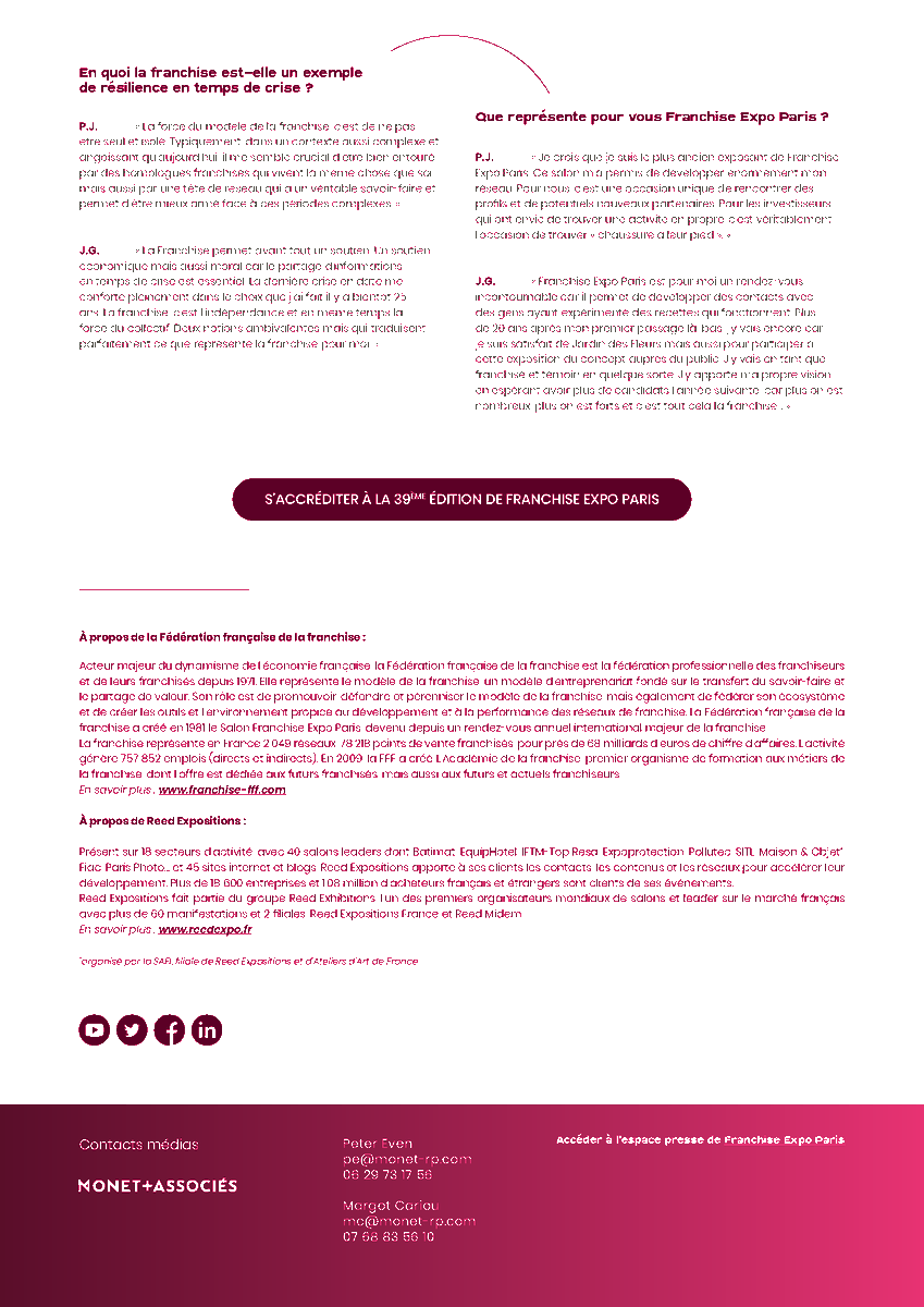 Franchise Expo Paris tweet media