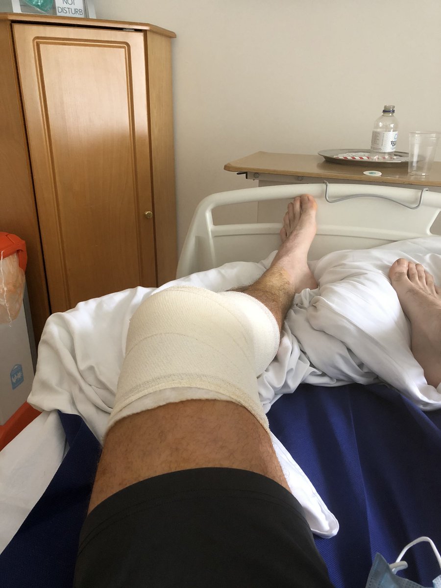 Time to recover! Going to look back at this photo when I score my first goal when I’m back playing !