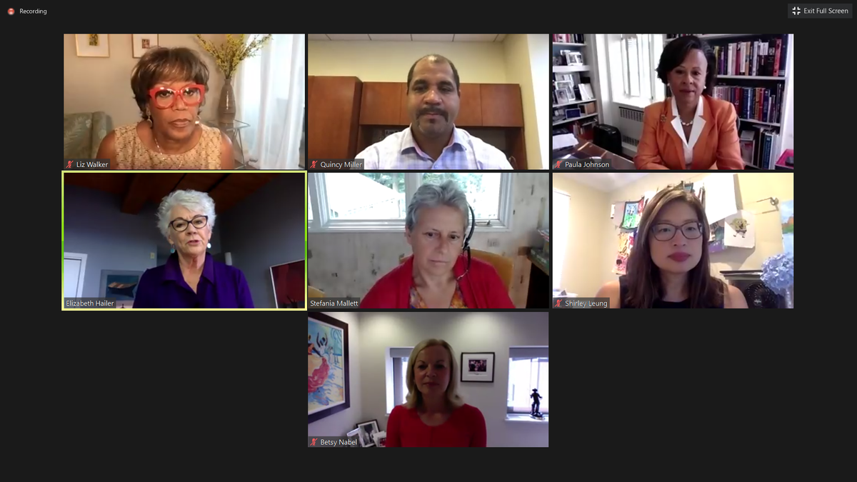 At @TCI_Boston with <a href="/Wellesley/">Wellesley College</a> Pres Paula Johnson, the Globe's Shirley <a href="/Leung/">Shirley Leung</a>, the great Liz Walker &amp; more, Leung asks what Boston will look like 1/2/5 yrs out given that pandemic has shaken to the core the city's secret sauce of "Eds &amp; Meds" &amp; internat'l student/traveler flows.