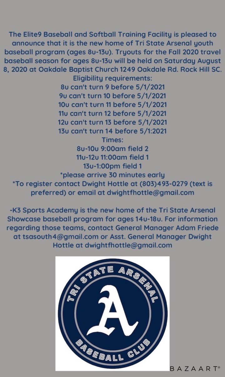 Don’t miss opportunity to play for one of the top National Programs!!!  Youth tryouts are set.  Showcase tryouts will be posted soon as we anxiously anticipate the opening of K3 in August.  Stay Tuned!!!  Tryouts will be posted soon.