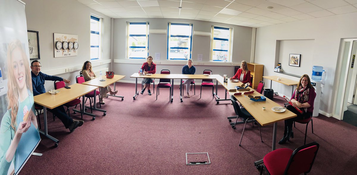 MalluskInfo's tweet photo. First #TeamMEP lunch in many many months! We were so well spaced out that only a #panormaic shot could get everybody in! https://t.co/hm6cF8KDuZ