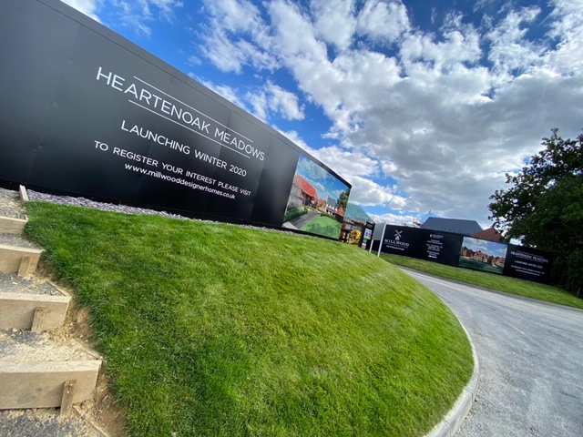 BroadSigns's tweet photo. What an entrance! Completed yesterday by our team in Hawkurst #hoarding #cgis #design #supply #install https://t.co/6Vb1lFj5xq