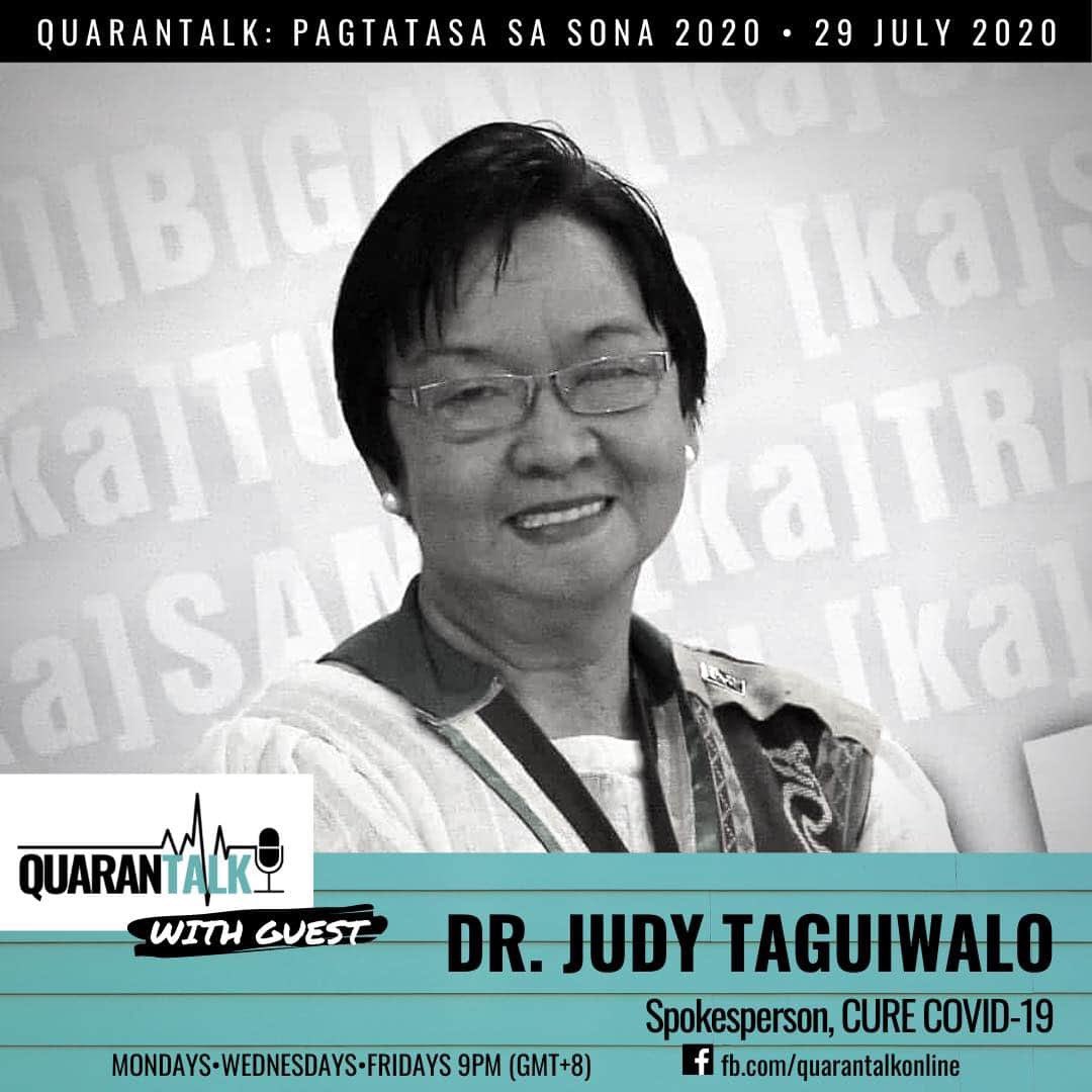 julesguiang's tweet photo. Hosting #Quarantalk by 9pm with @eah_antonio. We’re interviewing Dr. Judy Taguiwalo. Ask away questions! :)
Link: https://t.co/ODfzNCKJzG https://t.co/LNNBxxPaz5