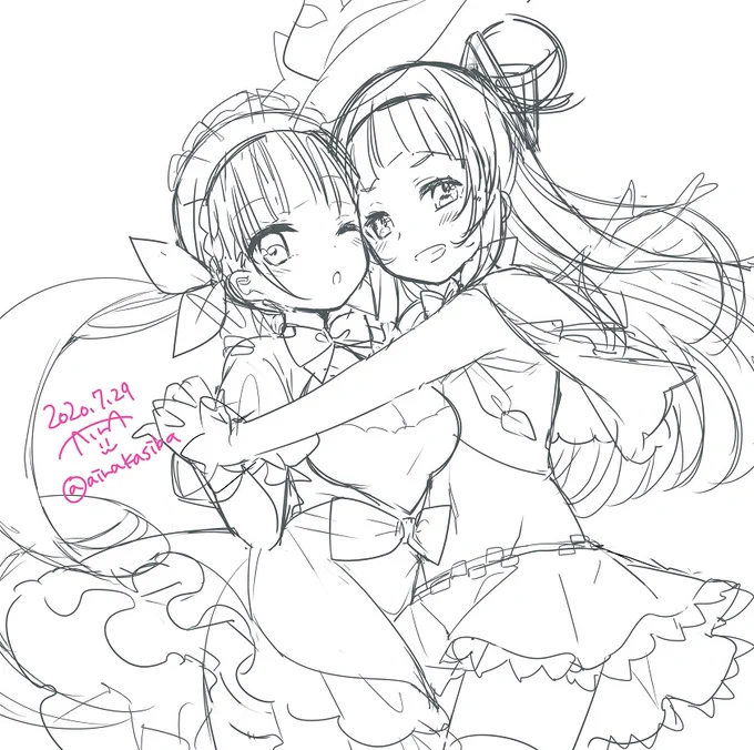 結果をもとに、あくシオを描いています(*`ω` *)
#あくあーと
#シオンの書物 