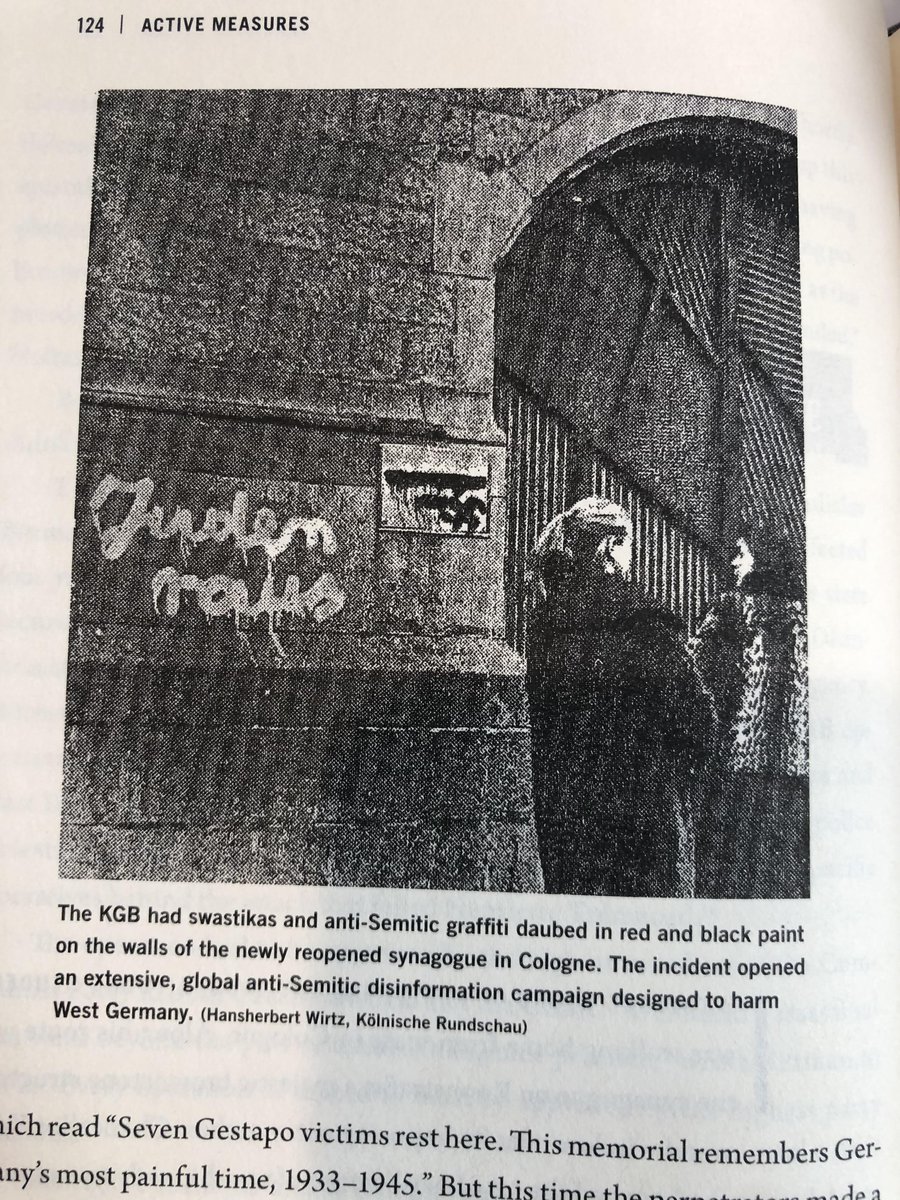 History repeats itself. Ghostwriter ops accusing German soldiers of defiling a Jewish cemetery resemble the Soviet active measures in W. Germany involving anti-Semitic graffiti. COVID-19 themed narratives resemble several ops that blamed the US for diseases like AIDS.  @RidT 7/x