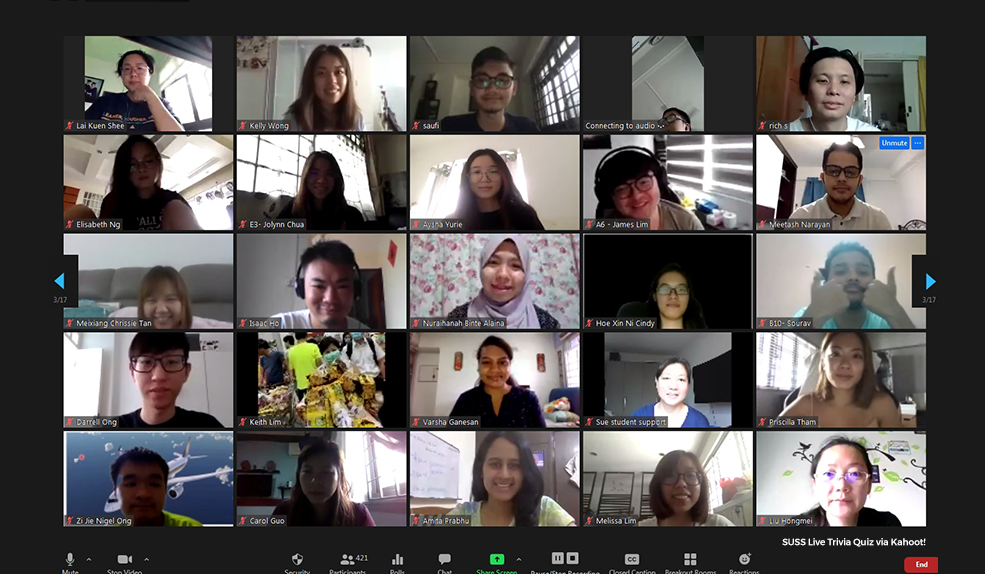 suss_sg's tweet photo. From experiencing the campus grounds through a 360 virtual tour, to attending the briefings from the comfort of their homes, these were some of the online experiences that were lined up for our July 2020 freshmen! Read more here:  https://t.co/hoc1RwZEuc https://t.co/Yo1PYn9ku9