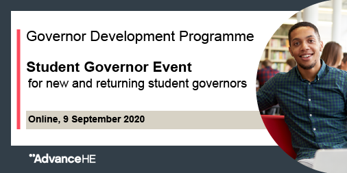 AdvanceHE's tweet photo. What do governors do? Wendy Appleby, Registrar and Head of Student & Registry Services, @ucl will help new Student Governors gain a better understanding of governance in HE at our virtual event on 9 September 2020. View the full programme https://t.co/QRzFSRgDNn #studentgovernors https://t.co/ozfECguOV0