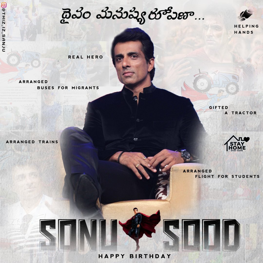 Sanjay_smacks's tweet photo. Acting 👌💯💥
Helping 💯❤️🙏

Edhaina Thopp Ey..

#HBDRealHeroSonuSood https://t.co/hBk4N8yiQ1