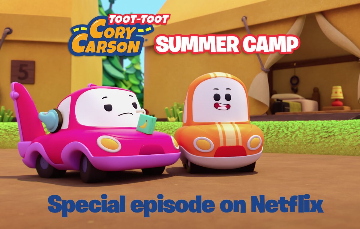 VTechToysUK's tweet photo. NEW #CORYCARSON! The gang are back in an all-new special. Cory is looking forward to spending the summer with his best friend but Freddie's plans might just ruin it. Watch Toot-Toot Cory Carson Summer Camp now on #Netflix https://t.co/EM9eDQShoj https://t.co/DYvUO0eR8c