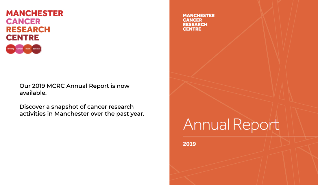 MCRCnews's tweet photo. ‼️ Our 2019 Annual Report is now available ‼️
Grab a coffee and read about some of the #CancerResearch and #CancerTeamScience developments from the MCRC over the past year.
Read the PDF here: https://t.co/LbilYDbf40 https://t.co/9KH1SqKQtI