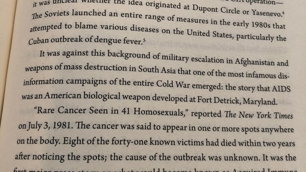 History repeats itself. Ghostwriter ops accusing German soldiers of defiling a Jewish cemetery resemble the Soviet active measures in W. Germany involving anti-Semitic graffiti. COVID-19 themed narratives resemble several ops that blamed the US for diseases like AIDS.  @RidT 7/x