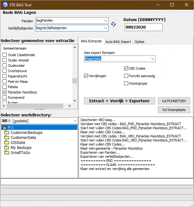 SmallToGo's tweet image. BAG Extracten per gemeente en met verrijkingen? Met deze tool helpen wij u verder. Vraag naar de levermogelijkheden en kosten.