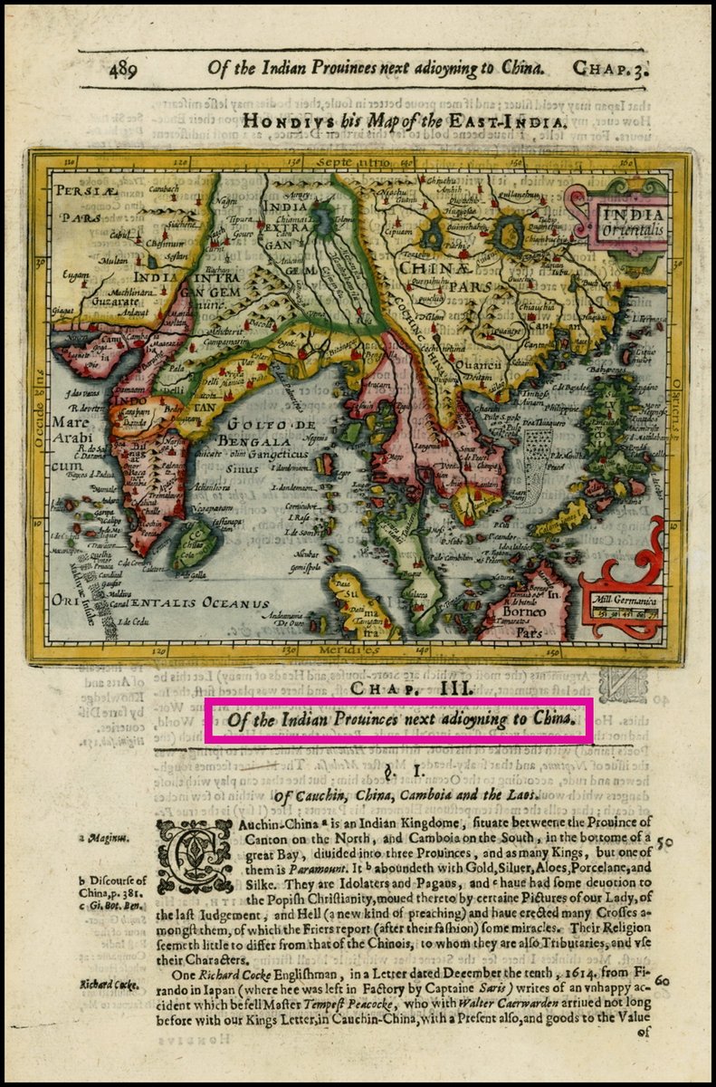 In the same 1625 book, Purchas had a good description of the East Indies which pretty much consisted of what modern-day Indo-Pacific refers to. NB: 1) Paracels was named as Pracel on this map; 2) Indian Provinces China's spin about the SCS is unadulterated myths & lies.END