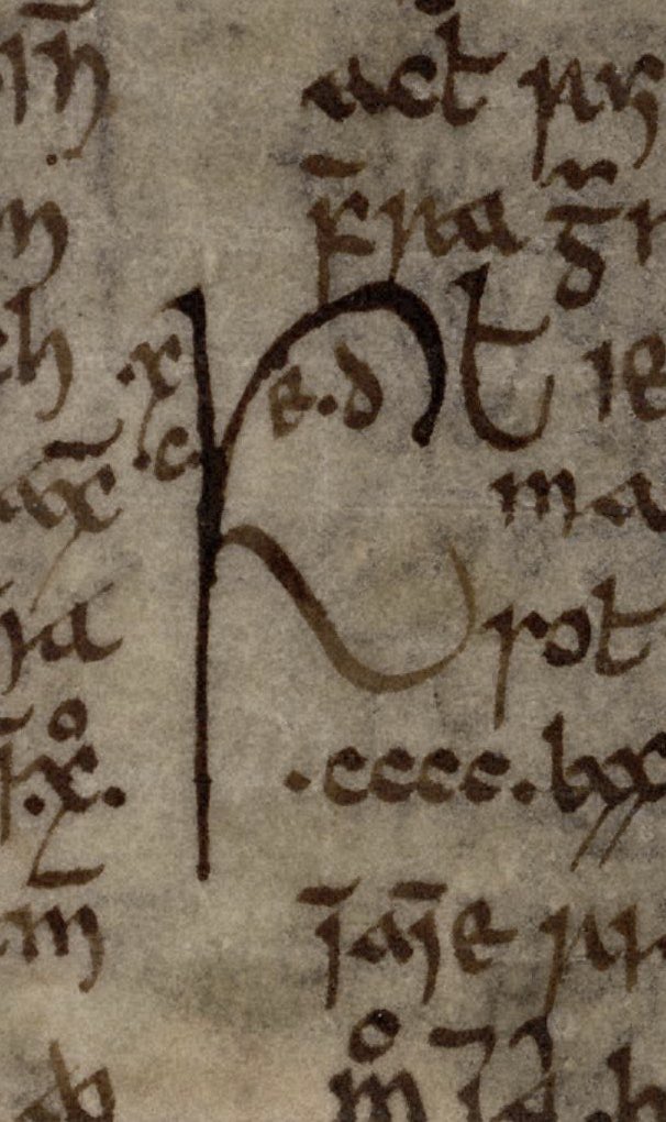 The signs on the left of the K indicate years in which the embolism or intercalary lunar month are added. The letters on the right indicate the Cyclus Dominicalis - the Sunday Letters, marking the week day of the 1st January and indicates Leap Years - which have 2 letters not 1.